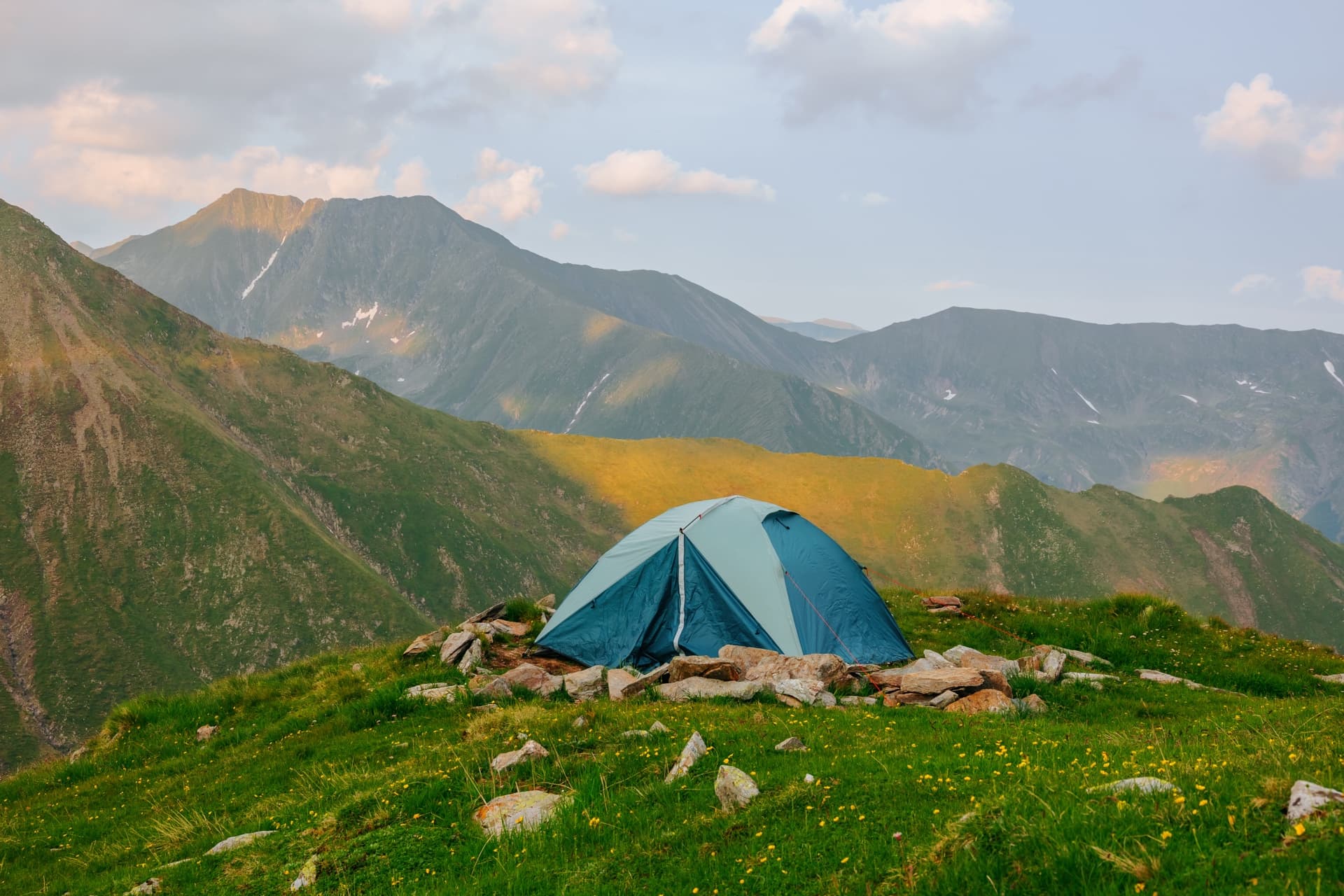 Scenic mountain wilderness